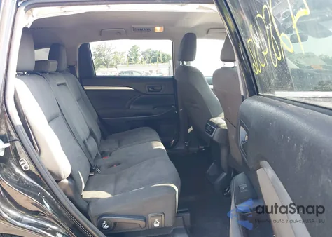 2018 Toyota Highlander Le из США, поврежденный, VIN 5TDZARFH0JS038784